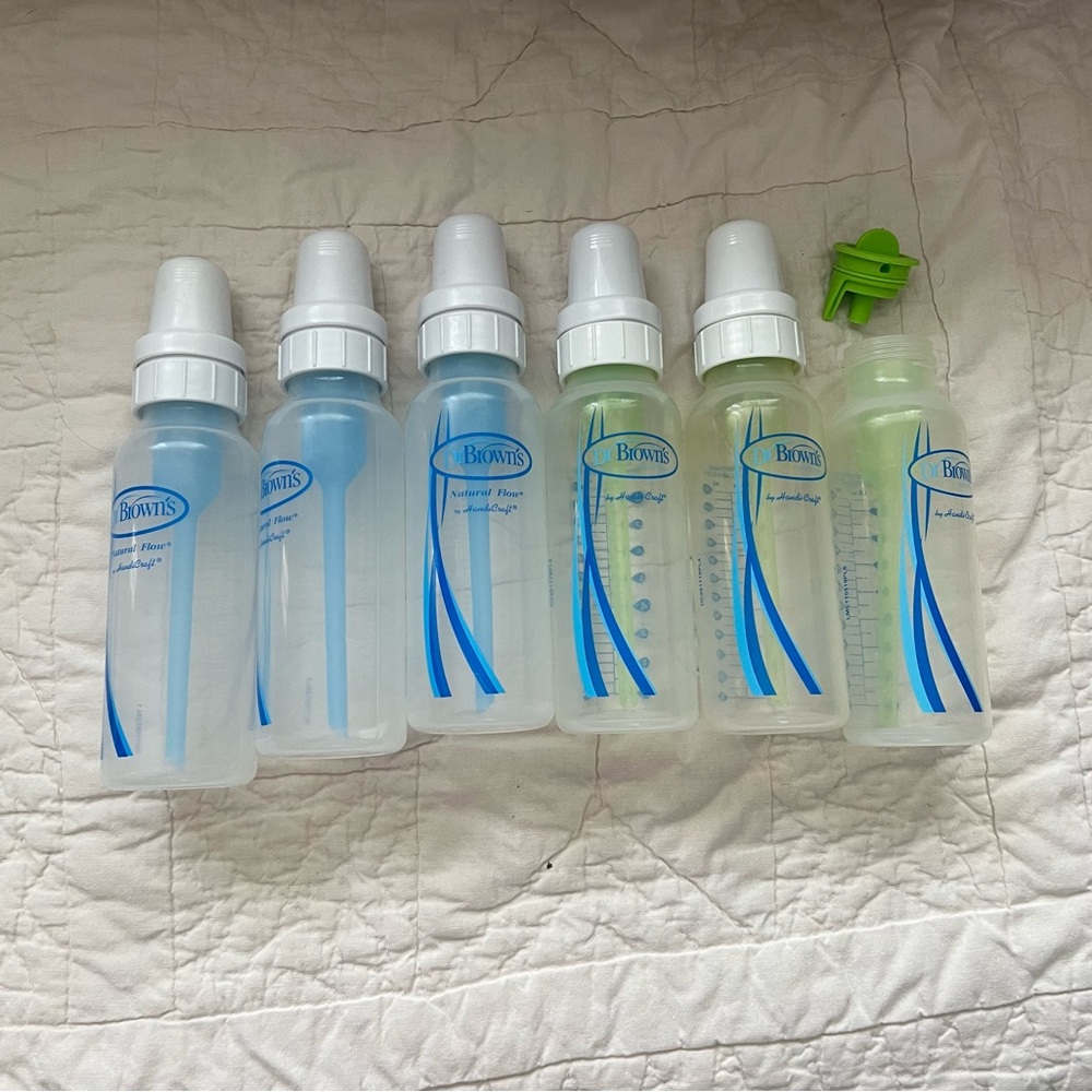 6 Tall Dr.Brown Bottles
